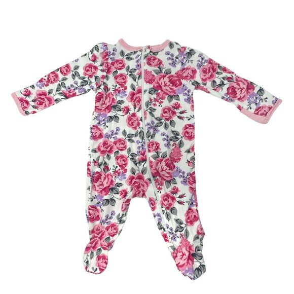 Baby Girl's Organic Cotton Sleepers‎ - Size 0-3 M - Picture 2 of 9